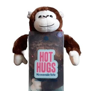 Aroma Home Hot Hugs Microwaveable  Monkey w/lavendar Fragrence